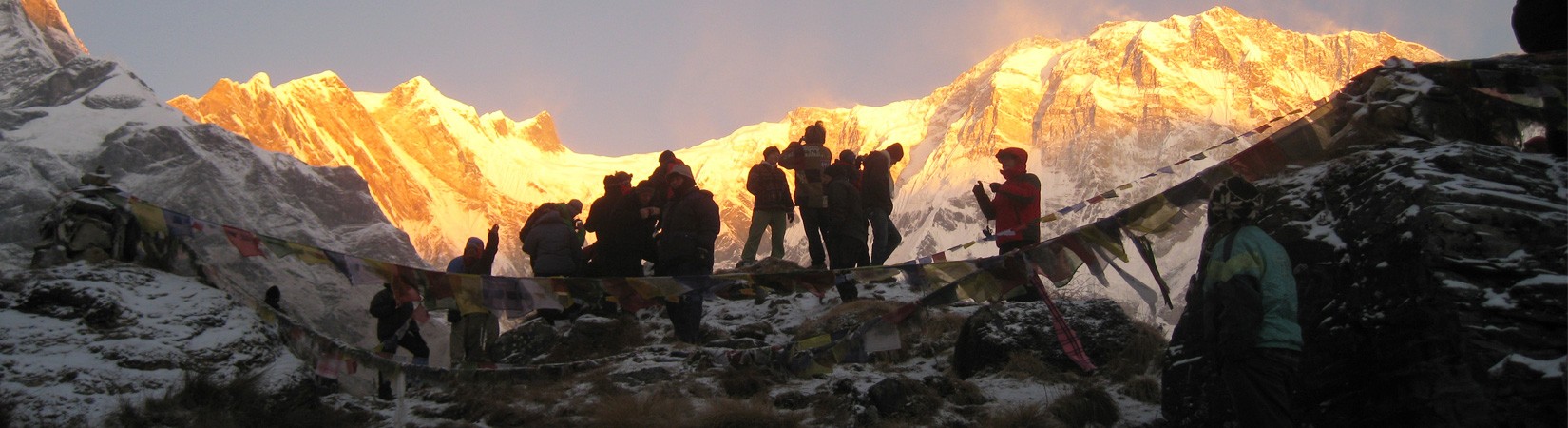 Annapurna Trekking: Sunrise at Base Camp