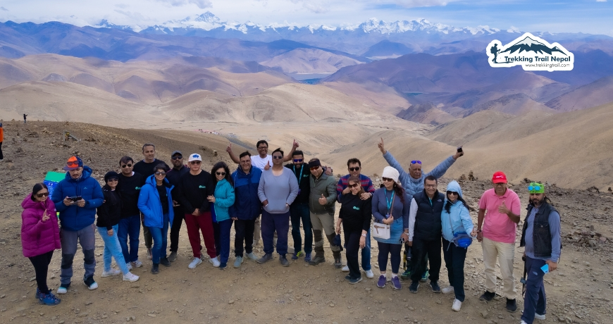 Wildloggers group at everest view Point