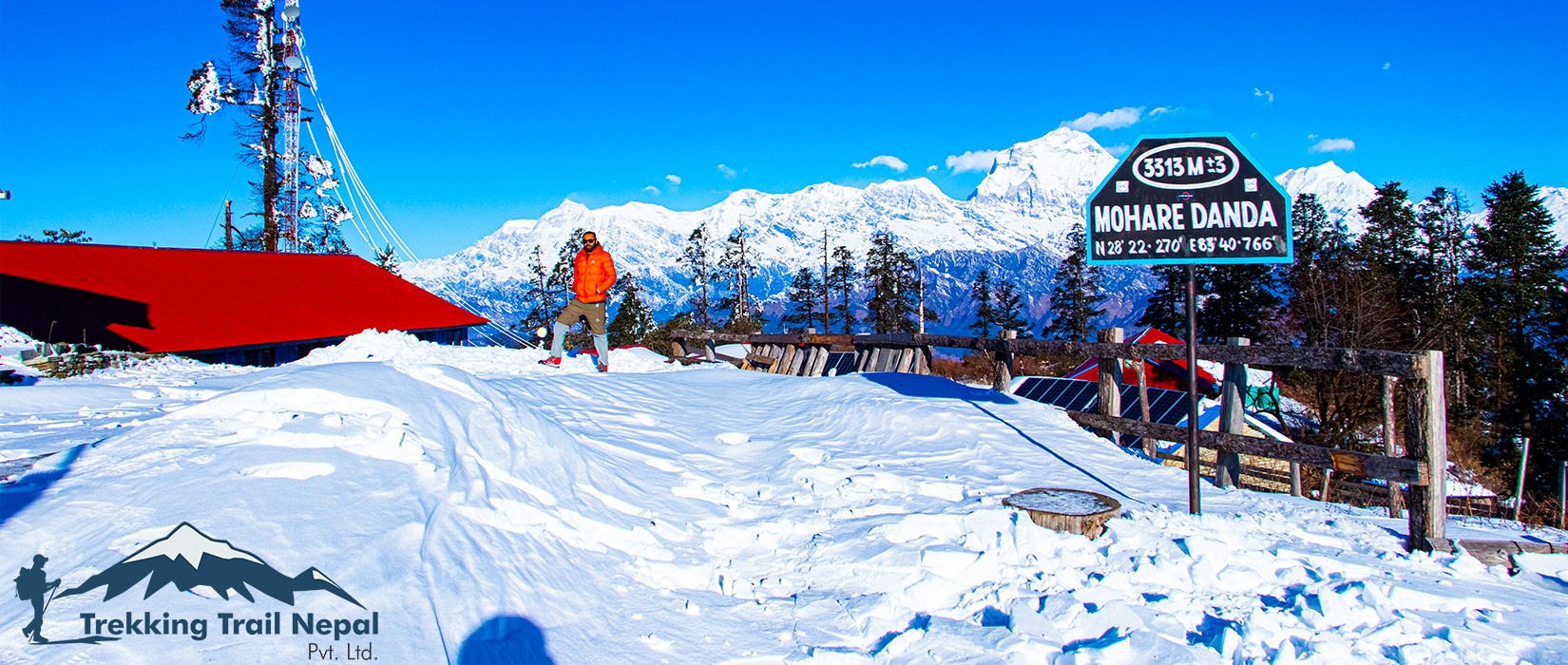 Mt. Dhauligiri, on Mohare Danda Trek