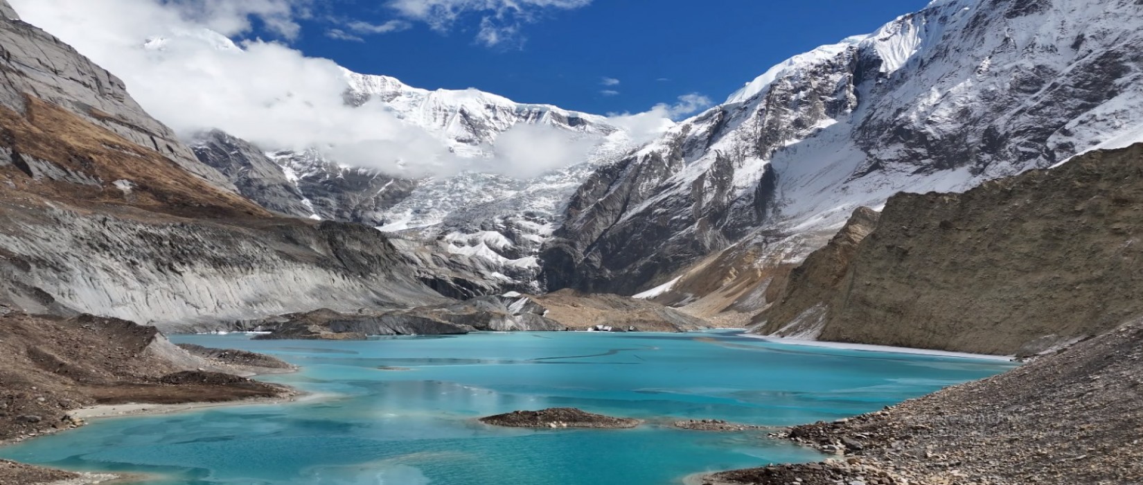 North Annapurna Base Camp Glacier